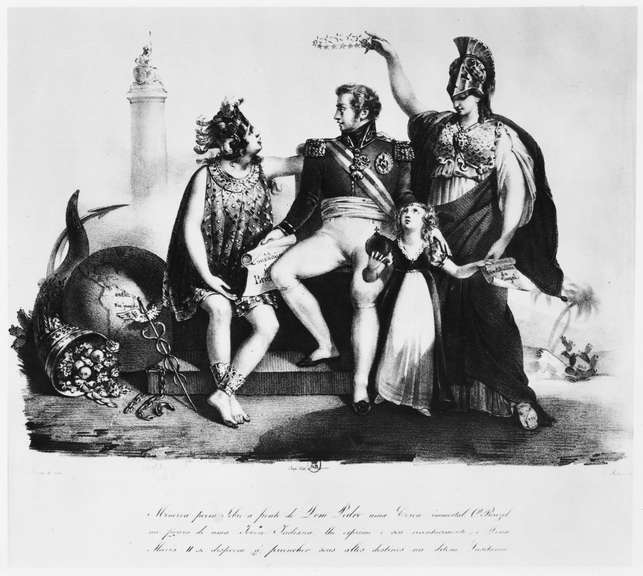 بيدرو الأول (1798-1834) إمبراطور البرازيل ، القرن التاسع عشر بواسطة المدرسة البرازيلية