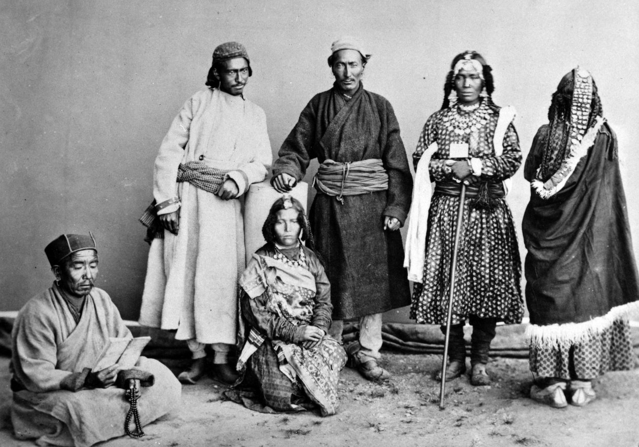 شعب بوت لاداخ ، c بواسطة مصور بريطاني