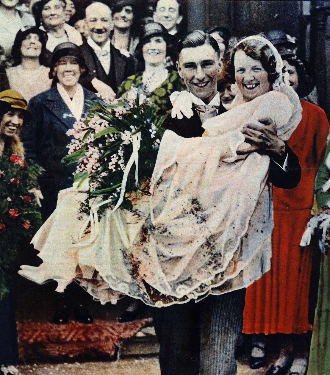 تزوج في لندن عام 1932. بواسطة مصور بريطاني