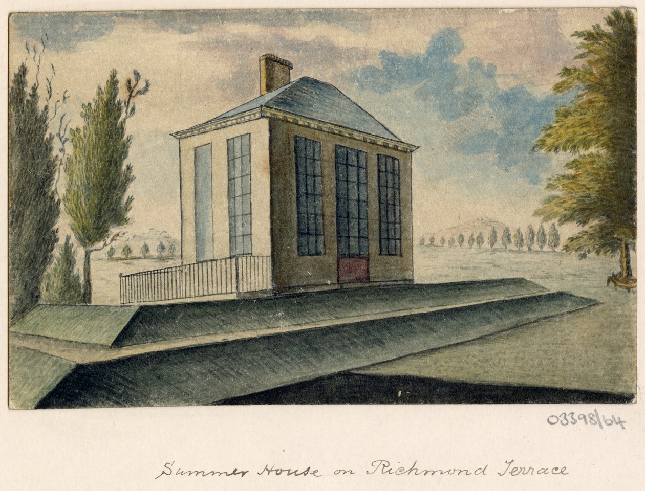 سلسلة من الرسومات التخطيطية والمناظر في بريطانيا العظمى والقارة وأمريكا 1772-1778 (ألوان مائية) بواسطة المدرسة البريطانية