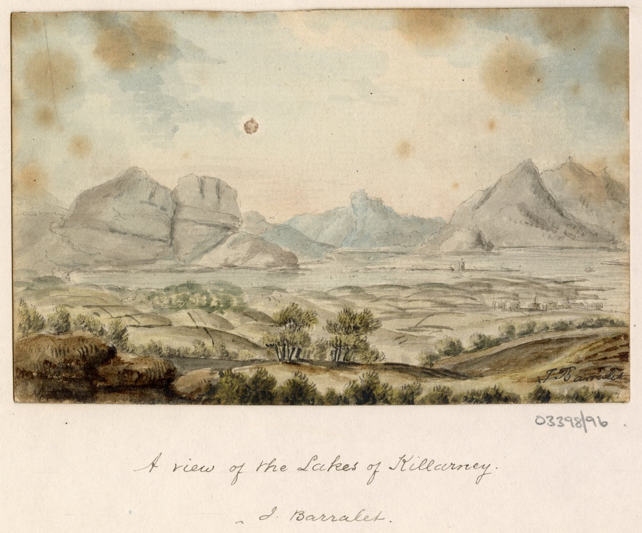 سلسلة من الرسومات التخطيطية والمناظر في بريطانيا العظمى والقارة وأمريكا 1772-1778 (ألوان مائية) بواسطة المدرسة البريطانية