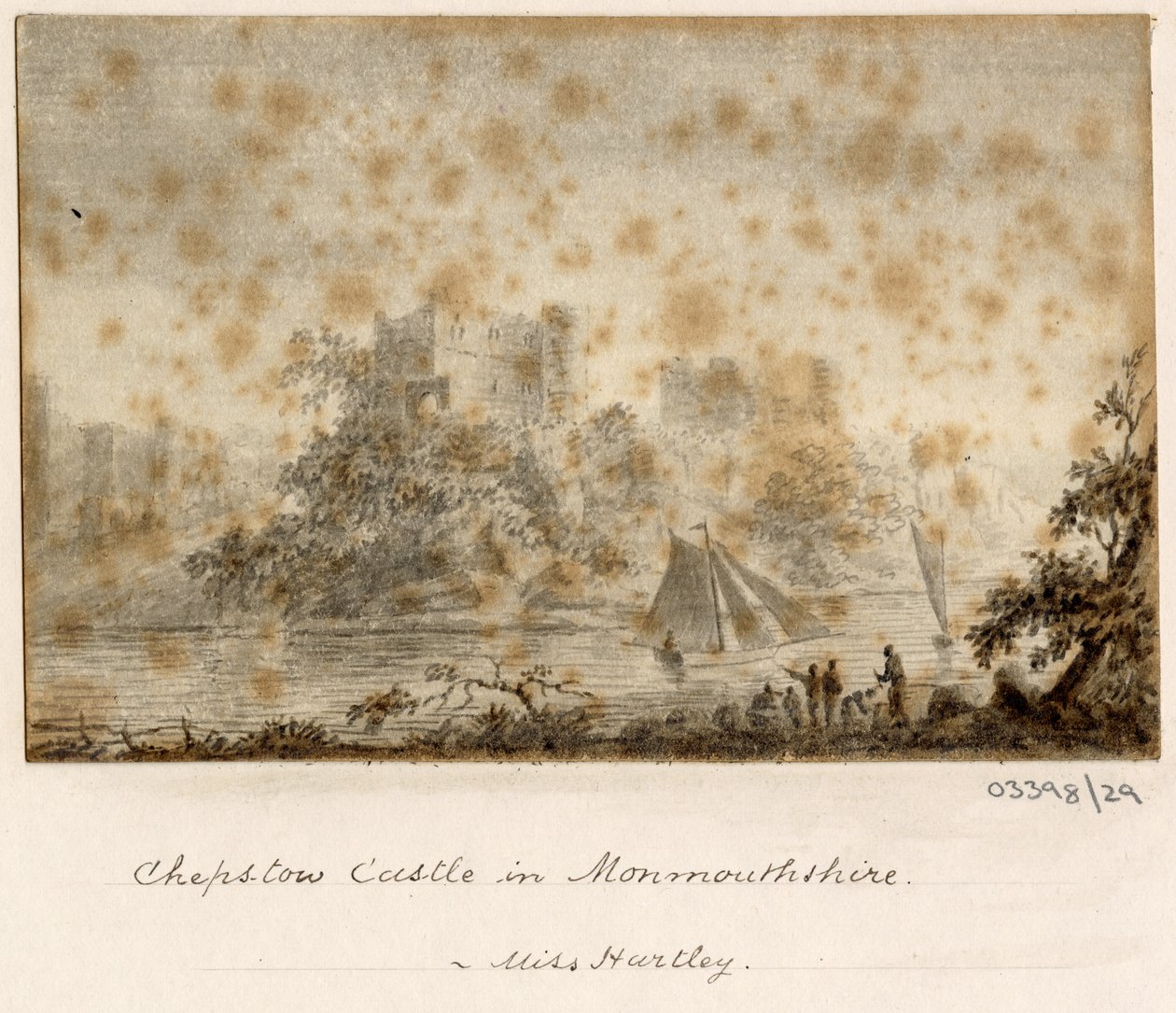 سلسلة من الرسومات التخطيطية والمناظر في بريطانيا العظمى والقارة وأمريكا 1772-1778 (ألوان مائية) بواسطة المدرسة البريطانية