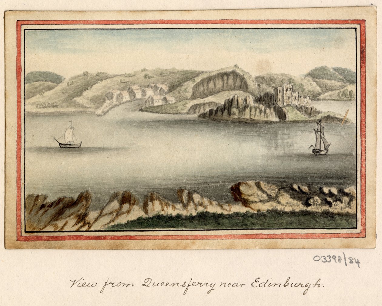 سلسلة من الرسومات التخطيطية والمناظر في بريطانيا العظمى والقارة وأمريكا 1772-1778 (ألوان مائية) بواسطة المدرسة البريطانية