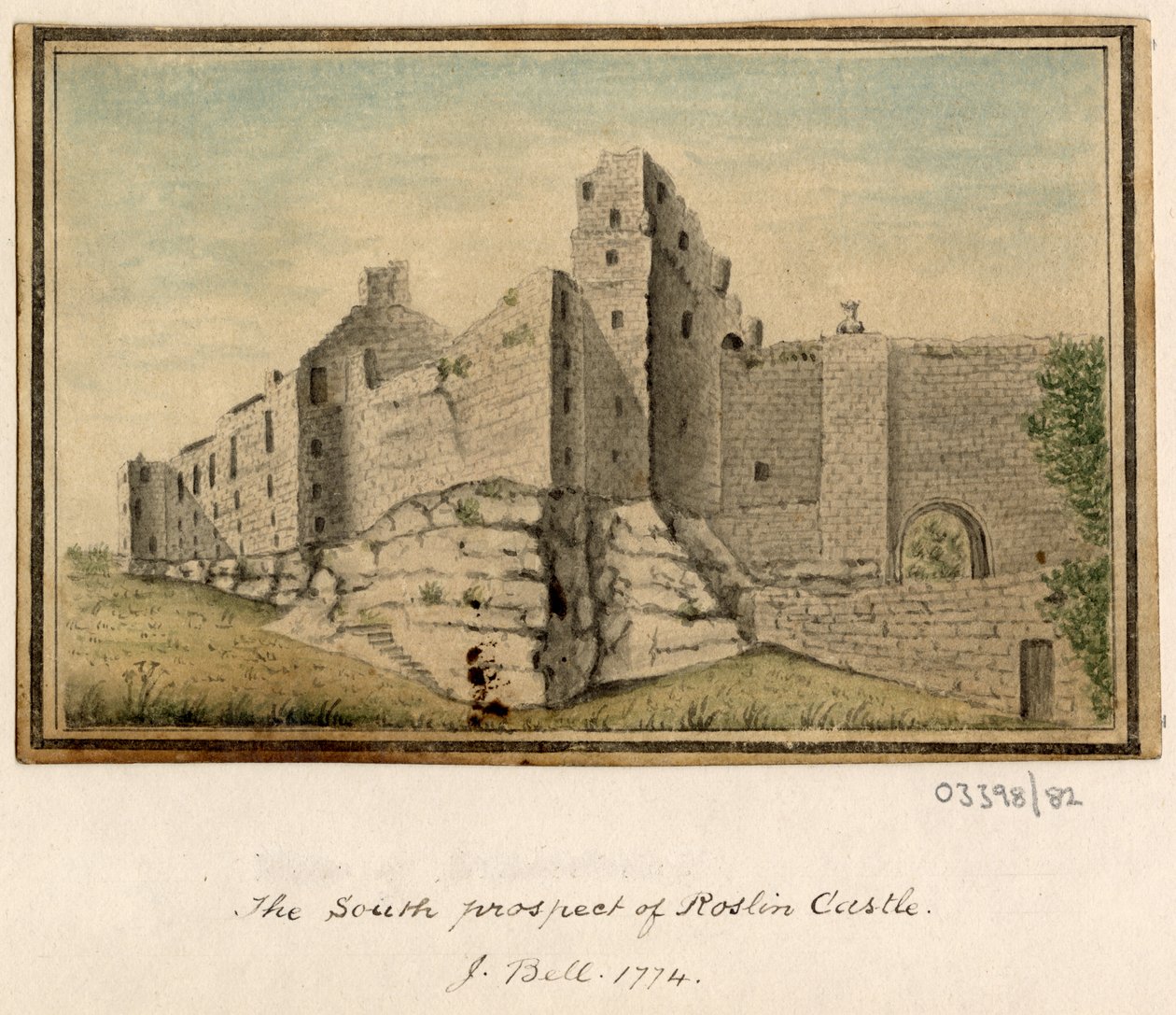 سلسلة من الرسومات التخطيطية والمناظر في بريطانيا العظمى والقارة وأمريكا 1772-1778 (ألوان مائية) بواسطة المدرسة البريطانية