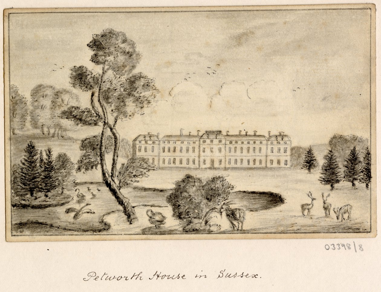 سلسلة من الرسومات ، مناظر في بريطانيا العظمى والقارة وأمريكا 1772-1778 (رسم) بواسطة المدرسة البريطانية