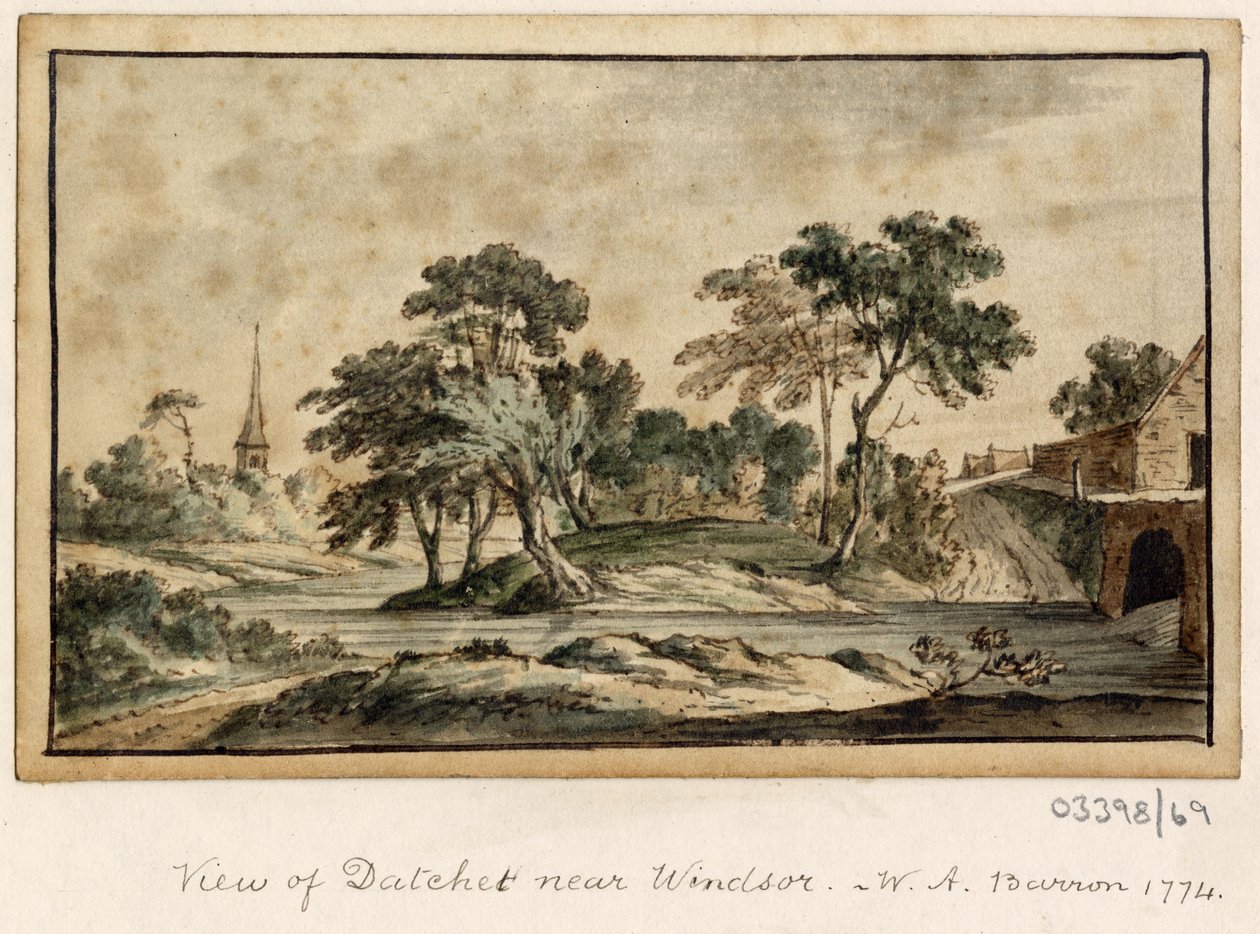 سلسلة من الرسومات التخطيطية والمناظر في بريطانيا العظمى والقارة وأمريكا 1772-1778 (ألوان مائية) بواسطة المدرسة البريطانية