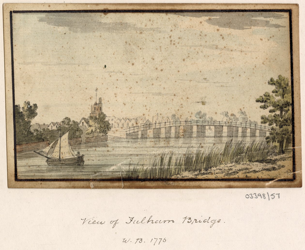 سلسلة من الرسومات التخطيطية والمناظر في بريطانيا العظمى والقارة وأمريكا 1772-1778 (ألوان مائية) بواسطة المدرسة البريطانية