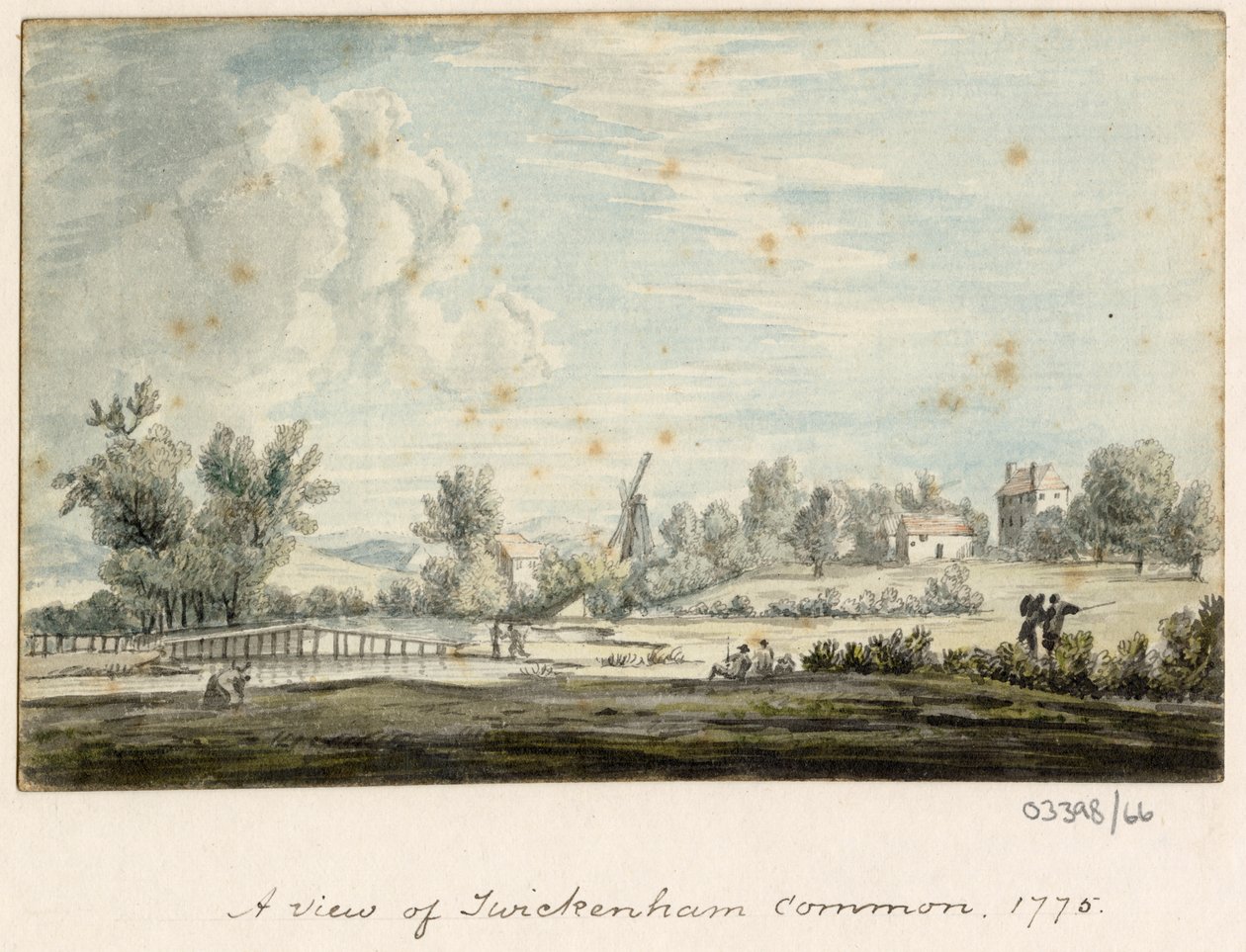 سلسلة من الرسومات التخطيطية والمناظر في بريطانيا العظمى والقارة وأمريكا 1772-1778 (ألوان مائية) بواسطة المدرسة البريطانية