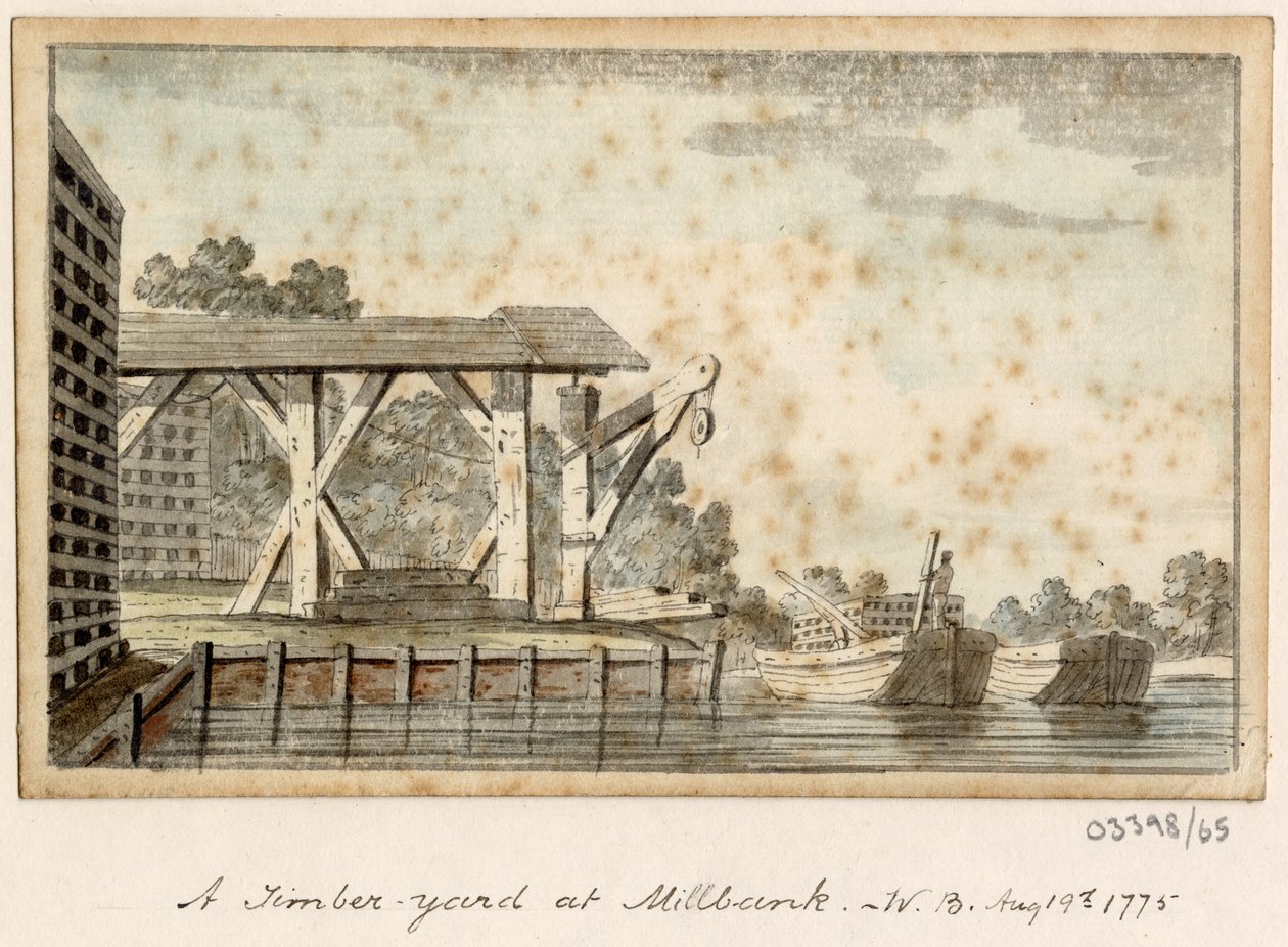 سلسلة من الرسومات التخطيطية والمناظر في بريطانيا العظمى والقارة وأمريكا 1772-1778 (ألوان مائية) بواسطة المدرسة البريطانية