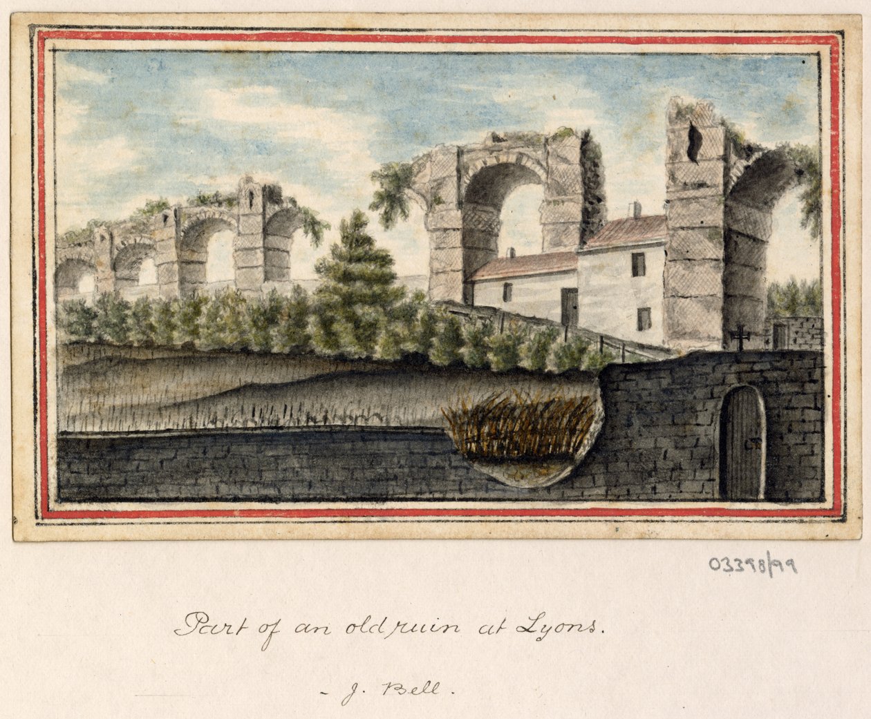 سلسلة من الرسومات التخطيطية والمناظر في بريطانيا العظمى والقارة وأمريكا 1772-1778 (ألوان مائية) بواسطة المدرسة البريطانية