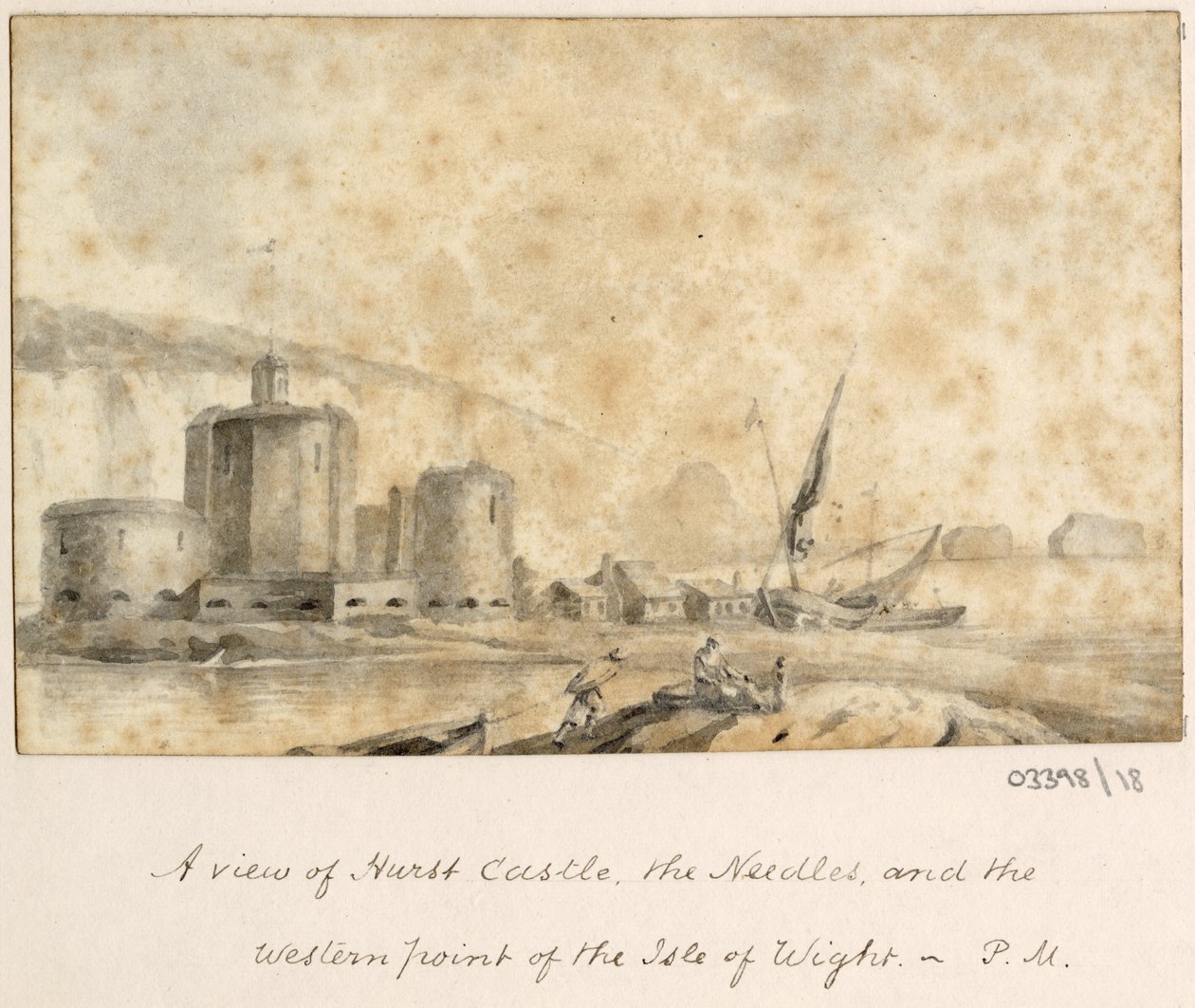 سلسلة من الرسومات التخطيطية والمناظر في بريطانيا العظمى والقارة وأمريكا 1772-1778 (ألوان مائية) بواسطة المدرسة البريطانية