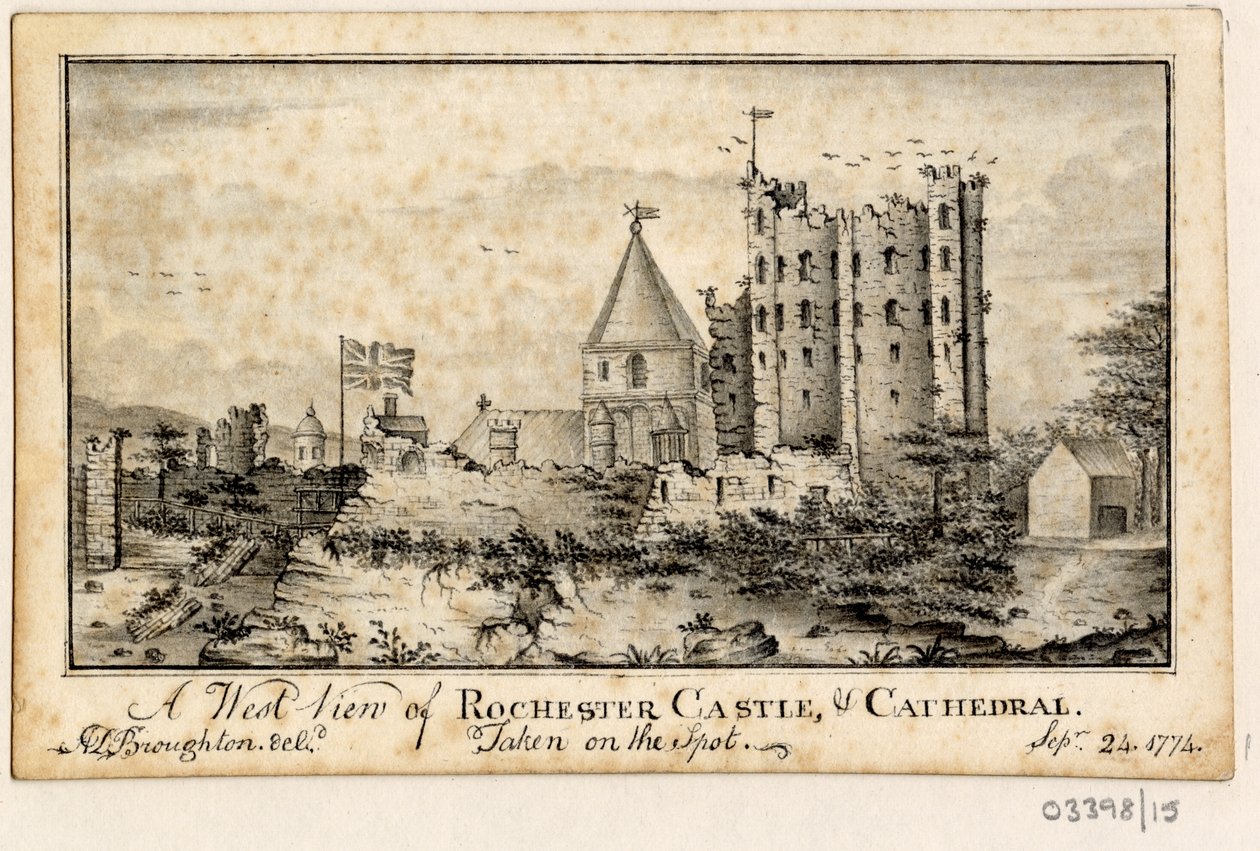 سلسلة من الرسومات التخطيطية والمناظر في بريطانيا العظمى والقارة وأمريكا 1772-1778 (ألوان مائية) بواسطة المدرسة البريطانية