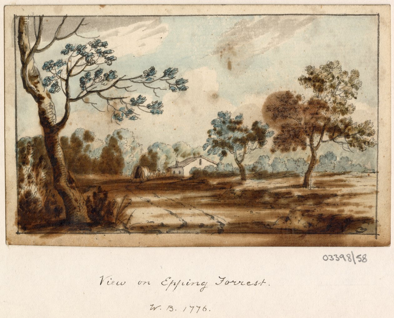 سلسلة من الرسومات التخطيطية والمناظر في بريطانيا العظمى والقارة وأمريكا 1772-1778 (ألوان مائية) بواسطة المدرسة البريطانية