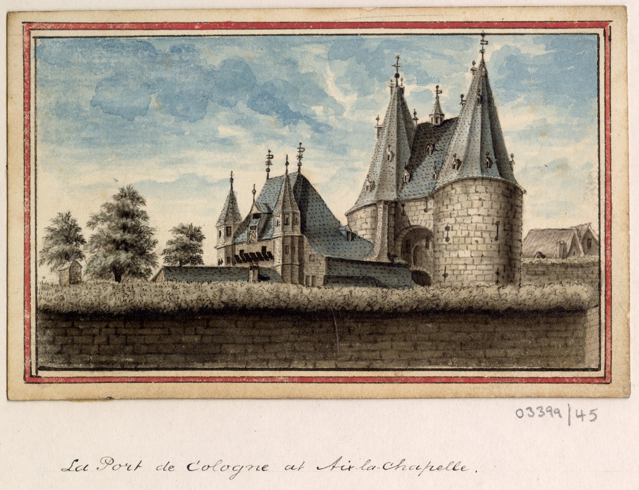 سلسلة من الرسومات التخطيطية والمناظر في بريطانيا العظمى والقارة وأمريكا 1772-1778 (ألوان مائية) بواسطة المدرسة البريطانية