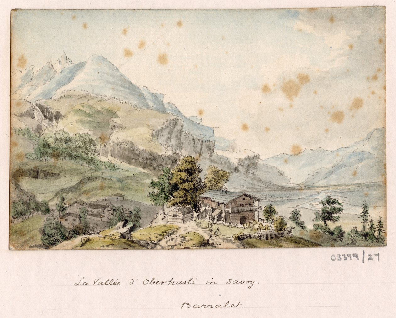 سلسلة من الرسومات التخطيطية والمناظر في بريطانيا العظمى والقارة وأمريكا 1772-1778 (ألوان مائية) بواسطة المدرسة البريطانية