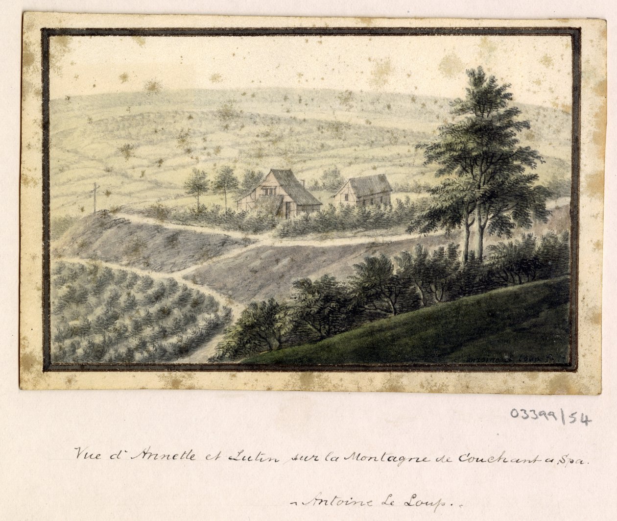 سلسلة من الرسومات التخطيطية والمناظر في بريطانيا العظمى والقارة وأمريكا 1772-1778 (ألوان مائية) بواسطة المدرسة البريطانية