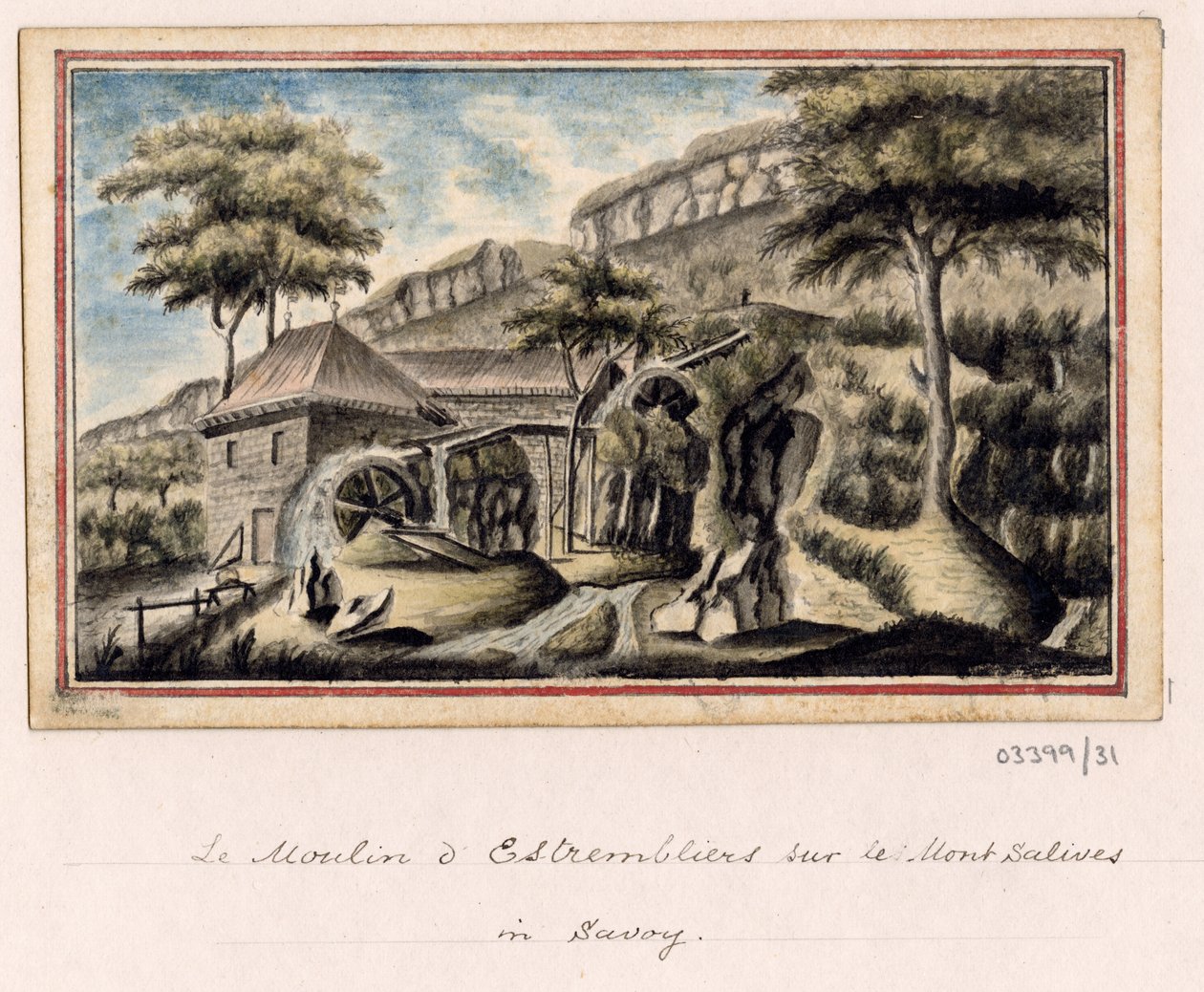 سلسلة من الرسومات التخطيطية والمناظر في بريطانيا العظمى والقارة وأمريكا 1772-1778 (ألوان مائية) بواسطة المدرسة البريطانية