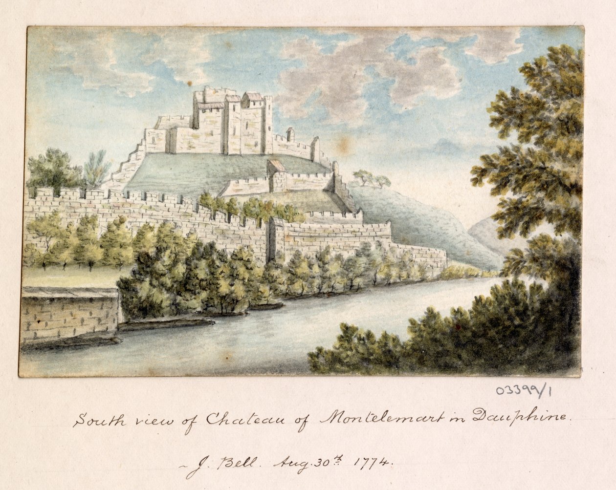سلسلة من الرسومات التخطيطية والمناظر في بريطانيا العظمى والقارة وأمريكا 1772-1778 (ألوان مائية) بواسطة المدرسة البريطانية