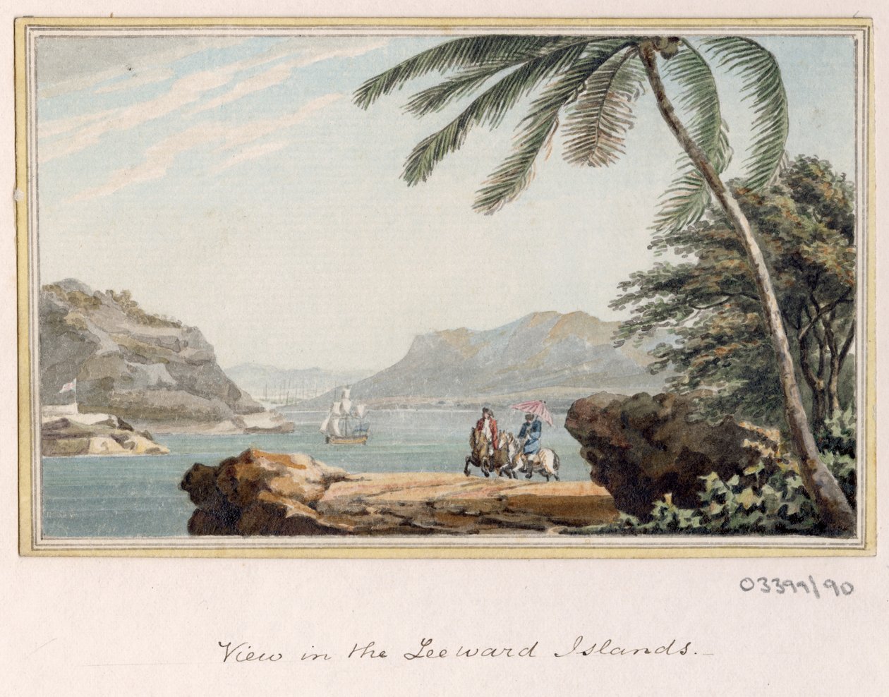 سلسلة من الرسومات التخطيطية والمناظر في بريطانيا العظمى والقارة وأمريكا 1772-1778 (ألوان مائية) بواسطة المدرسة البريطانية