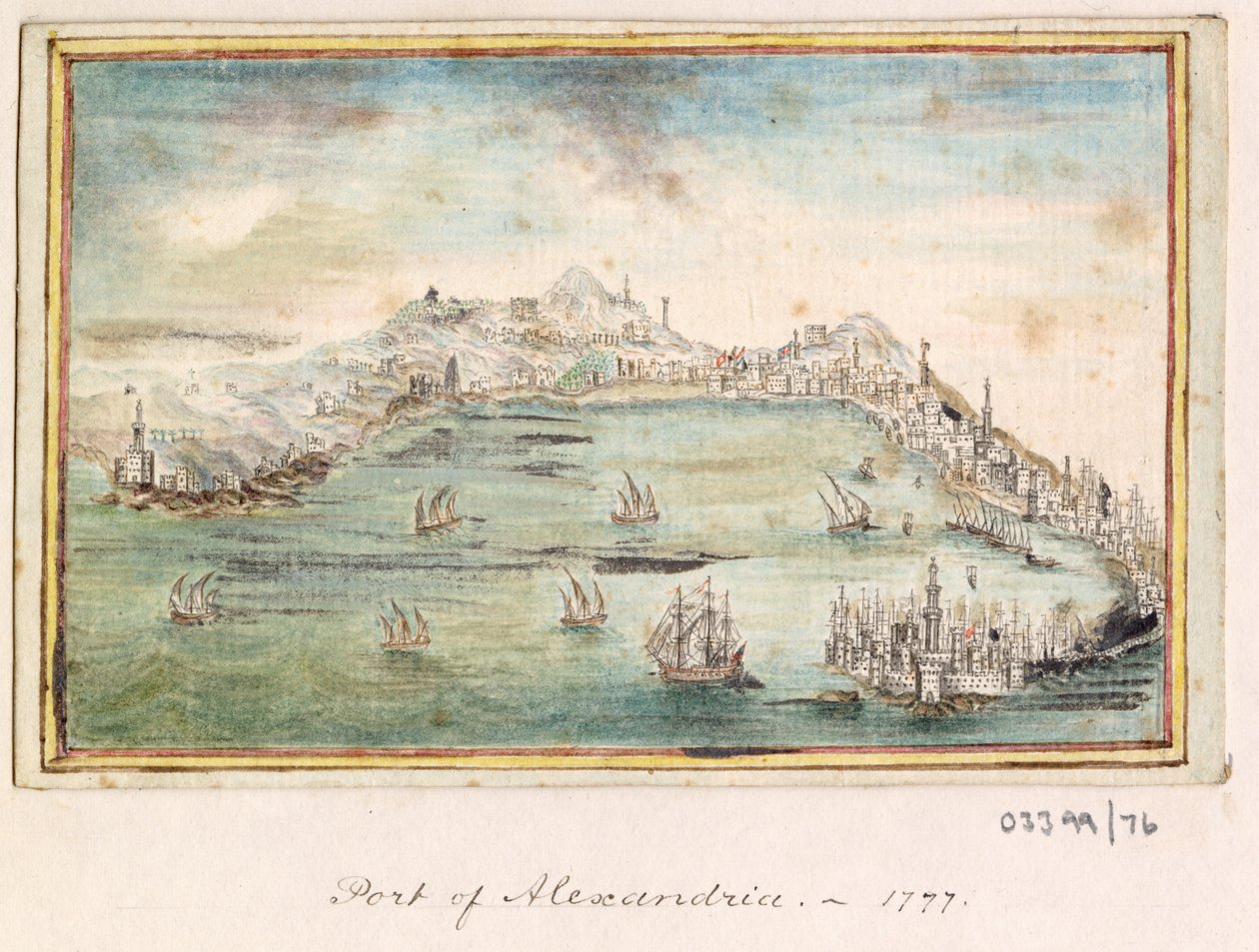 سلسلة من الرسومات التخطيطية والمناظر في بريطانيا العظمى والقارة وأمريكا 1772-1778 (ألوان مائية) بواسطة المدرسة البريطانية