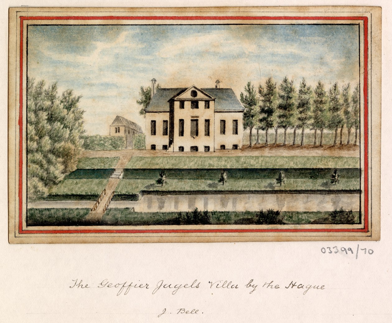 سلسلة من الرسومات التخطيطية والمناظر في بريطانيا العظمى والقارة وأمريكا 1772-1778 (ألوان مائية) بواسطة المدرسة البريطانية