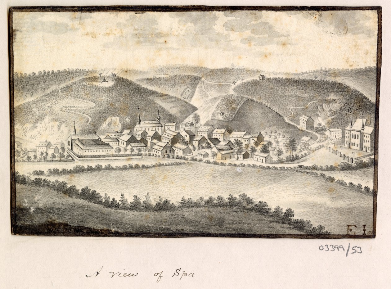 سلسلة من الرسومات التخطيطية والمناظر في بريطانيا العظمى والقارة وأمريكا 1772-1778 (ألوان مائية) بواسطة المدرسة البريطانية