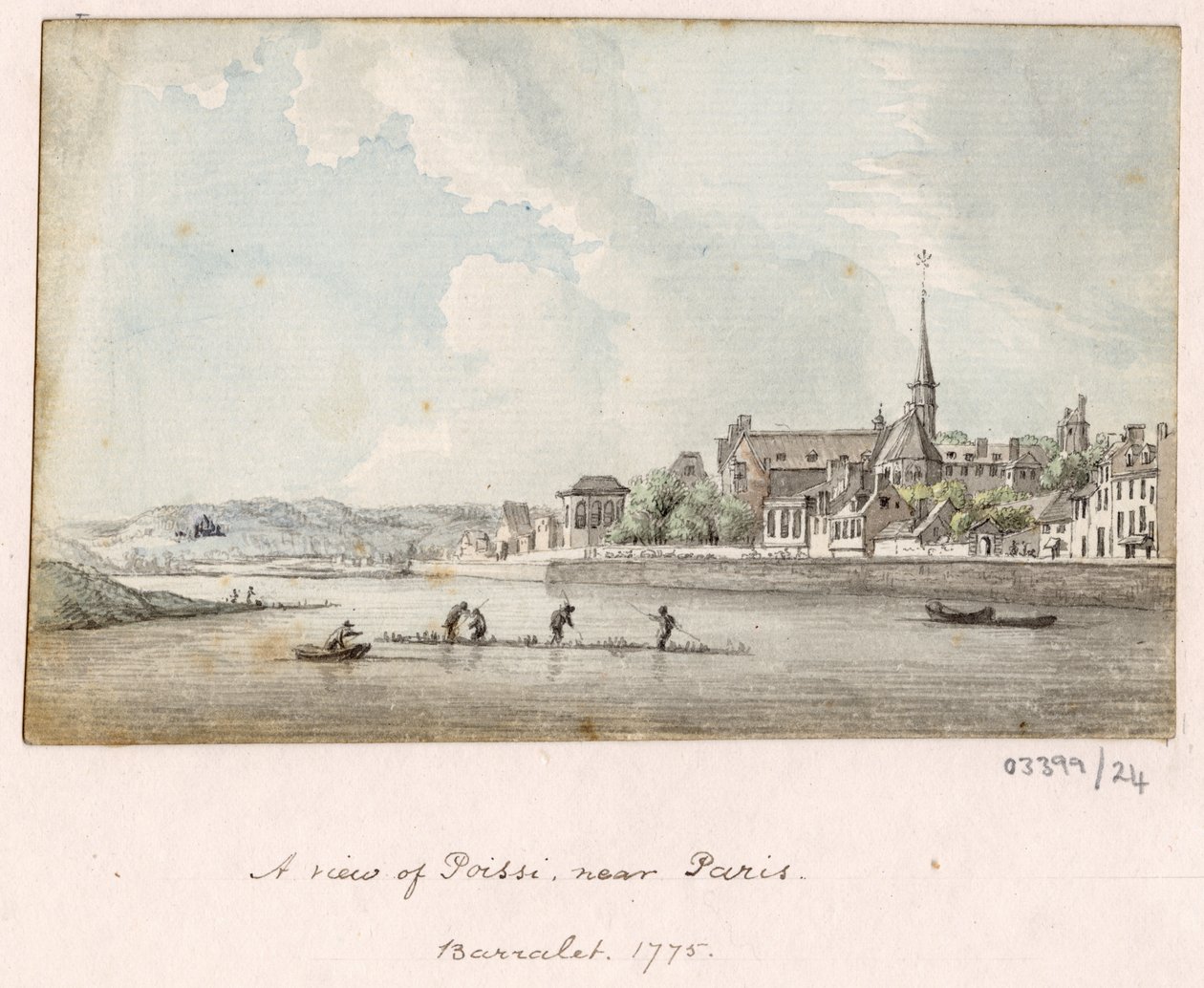 سلسلة من الرسومات التخطيطية والمناظر في بريطانيا العظمى والقارة وأمريكا 1772-1778 (ألوان مائية) بواسطة المدرسة البريطانية