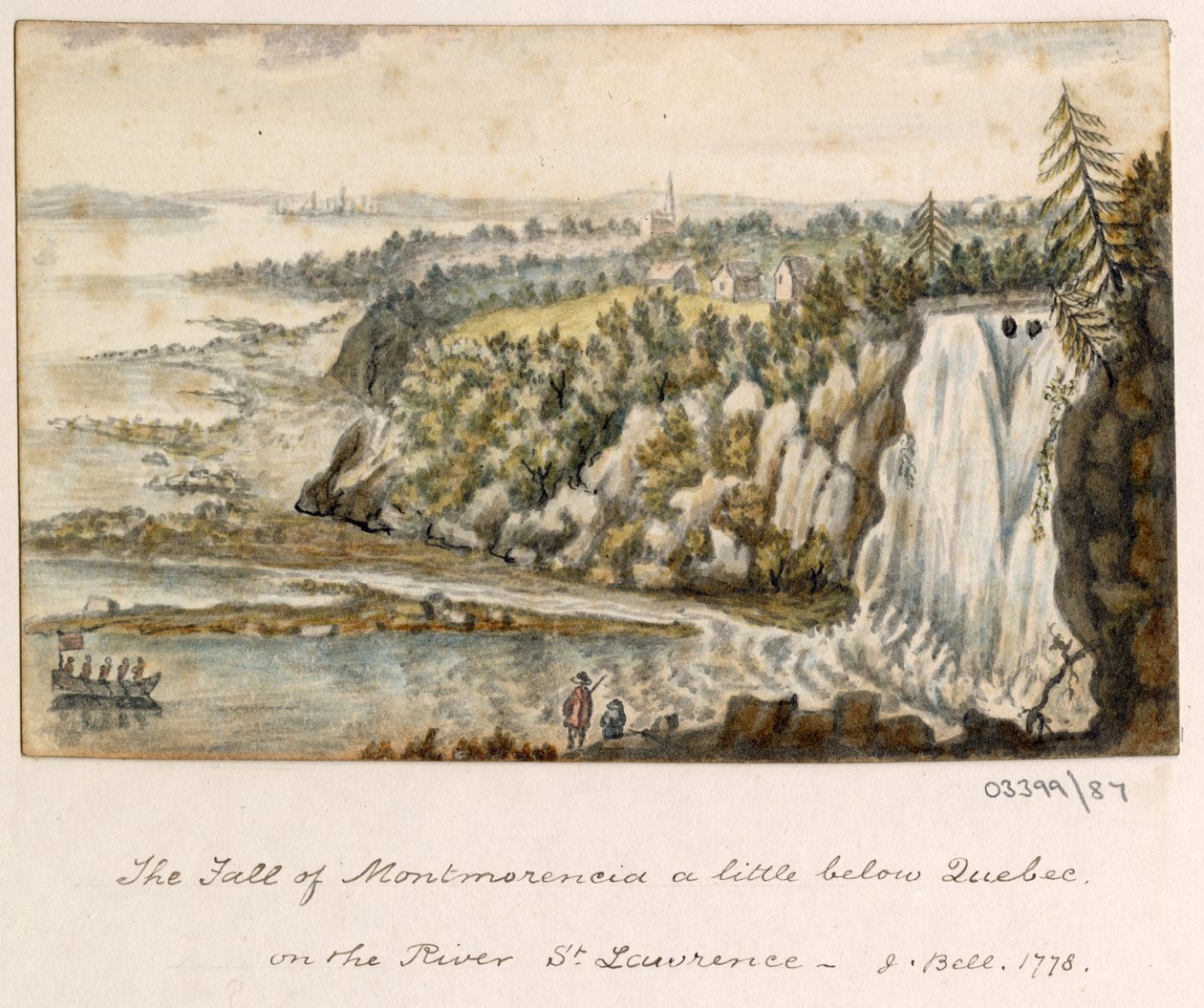 سلسلة من الرسومات التخطيطية والمناظر في بريطانيا العظمى والقارة وأمريكا 1772-1778 (ألوان مائية) بواسطة المدرسة البريطانية
