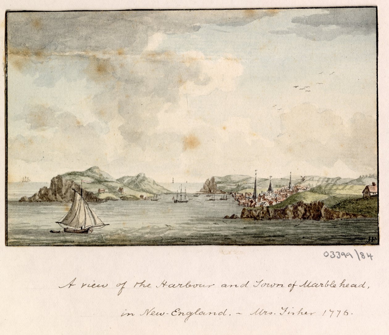 سلسلة من الرسومات التخطيطية والمناظر في بريطانيا العظمى والقارة وأمريكا 1772-1778 (ألوان مائية) بواسطة المدرسة البريطانية