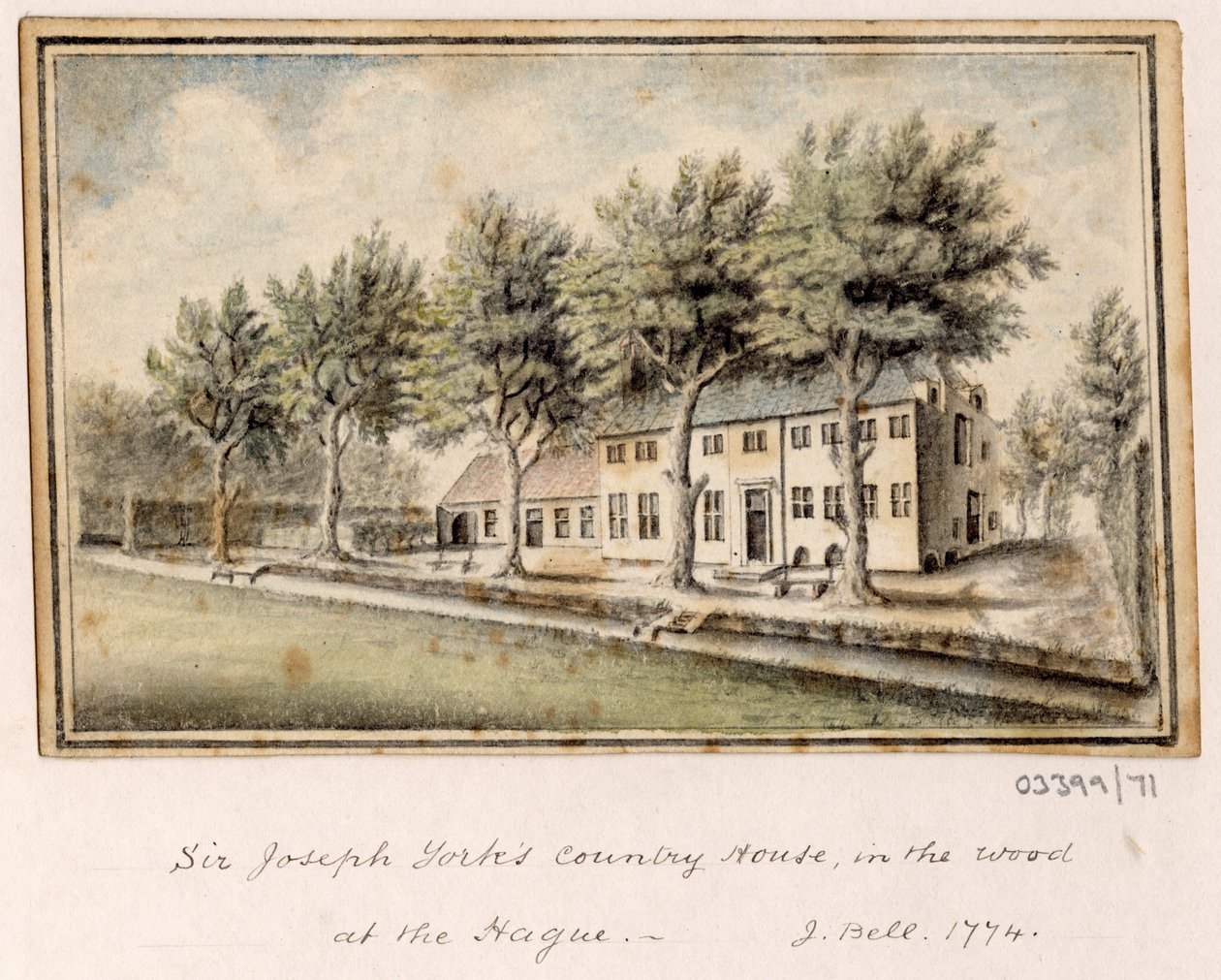 سلسلة من الرسومات والمناظر في بريطانيا العظمى والقارة وأمريكا 1772-1778 (ألوان مائية) بواسطة المدرسة البريطانية