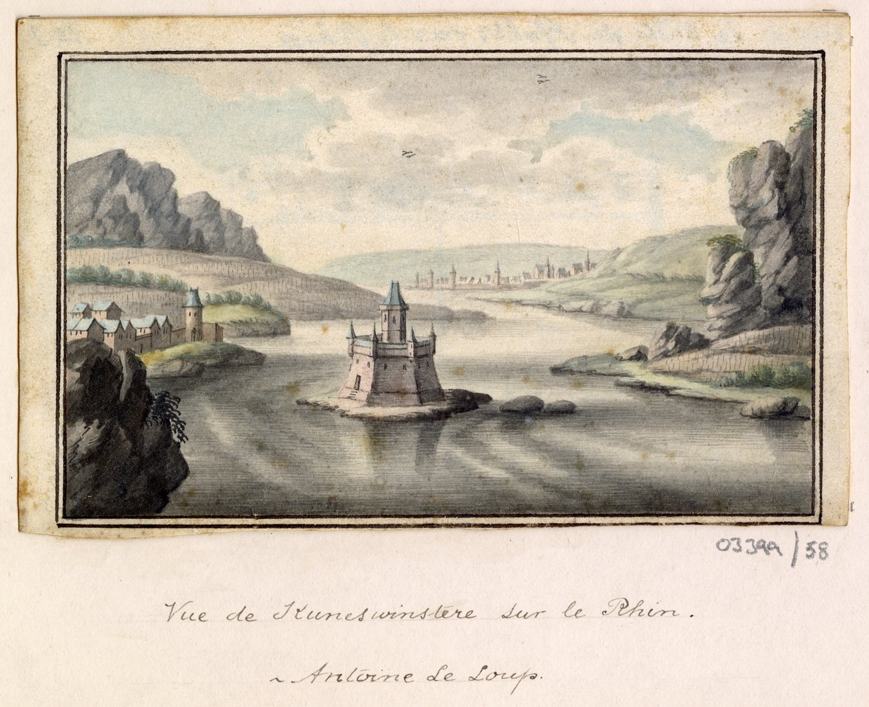 سلسلة من الرسومات التخطيطية والمناظر في بريطانيا العظمى والقارة وأمريكا 1772-1778 (ألوان مائية) بواسطة المدرسة البريطانية