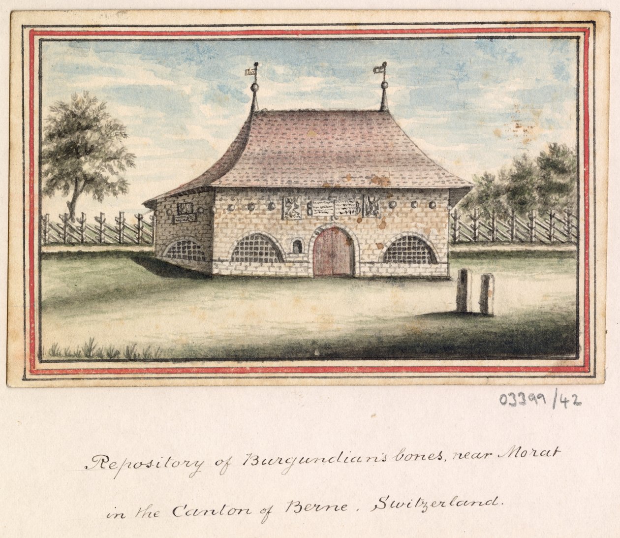 سلسلة من الرسومات التخطيطية والمناظر في بريطانيا العظمى والقارة وأمريكا 1772-1778 (ألوان مائية) بواسطة المدرسة البريطانية