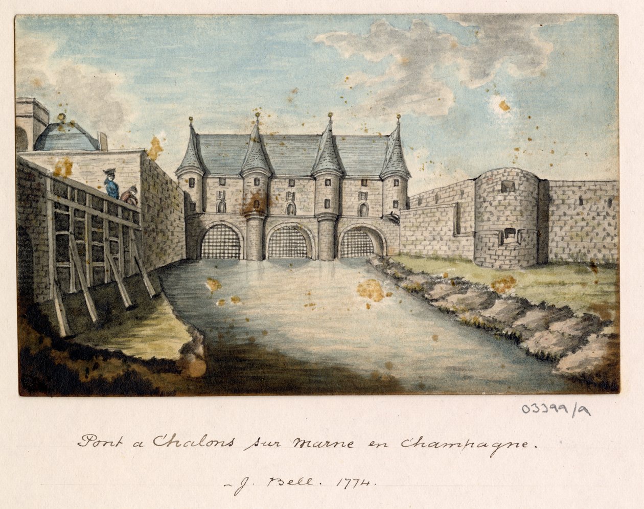 سلسلة من الرسومات التخطيطية والمناظر في بريطانيا العظمى والقارة وأمريكا 1772-1778 (ألوان مائية) بواسطة المدرسة البريطانية