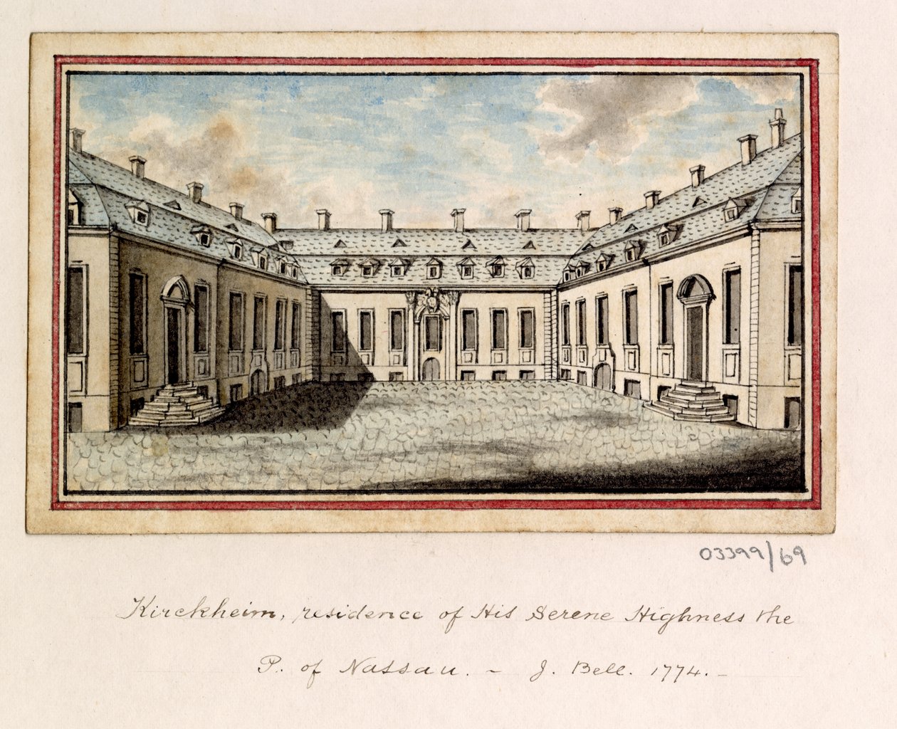 سلسلة من الرسومات التخطيطية والمناظر في بريطانيا العظمى والقارة وأمريكا 1772-1778 (ألوان مائية) بواسطة المدرسة البريطانية