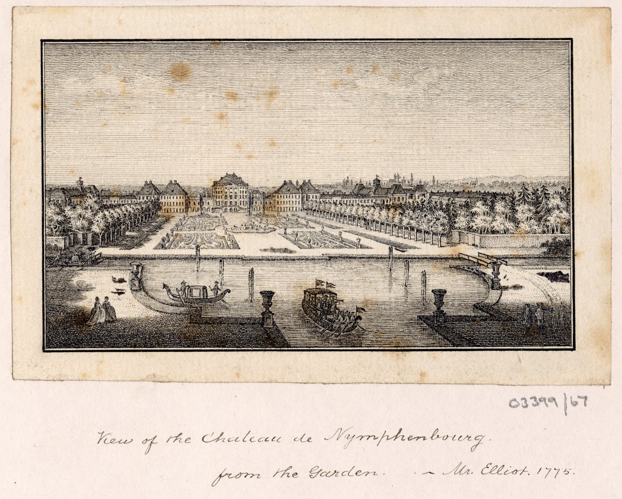 سلسلة من الرسومات ، مناظر في بريطانيا العظمى والقارة وأمريكا 1772-1778 (رسم) بواسطة المدرسة البريطانية