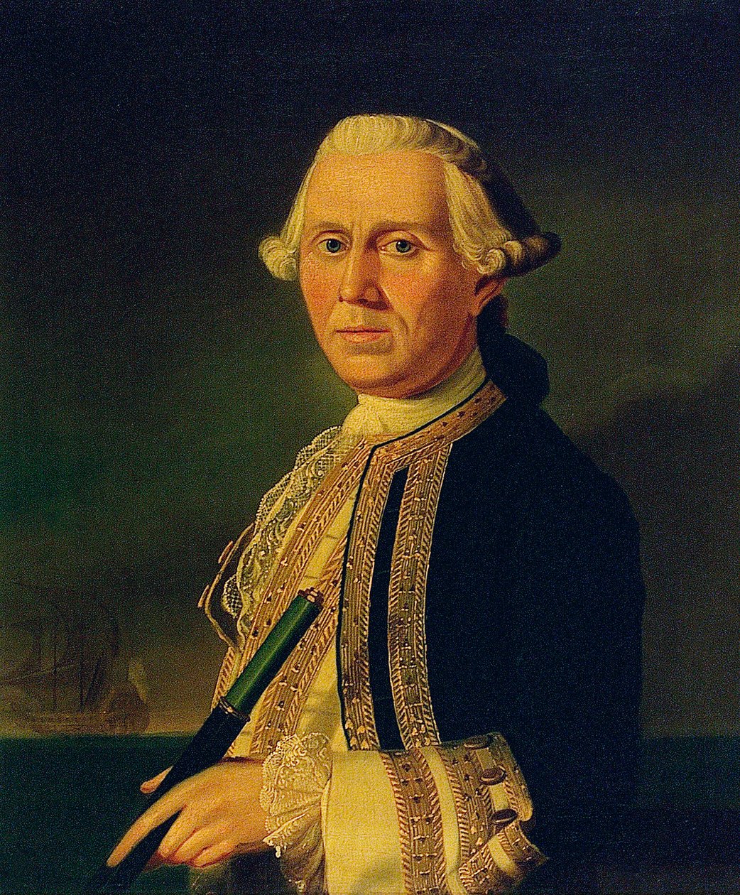 الكابتن جيمس فيرجسون (1723-1793) بواسطة المدرسة البريطانية
