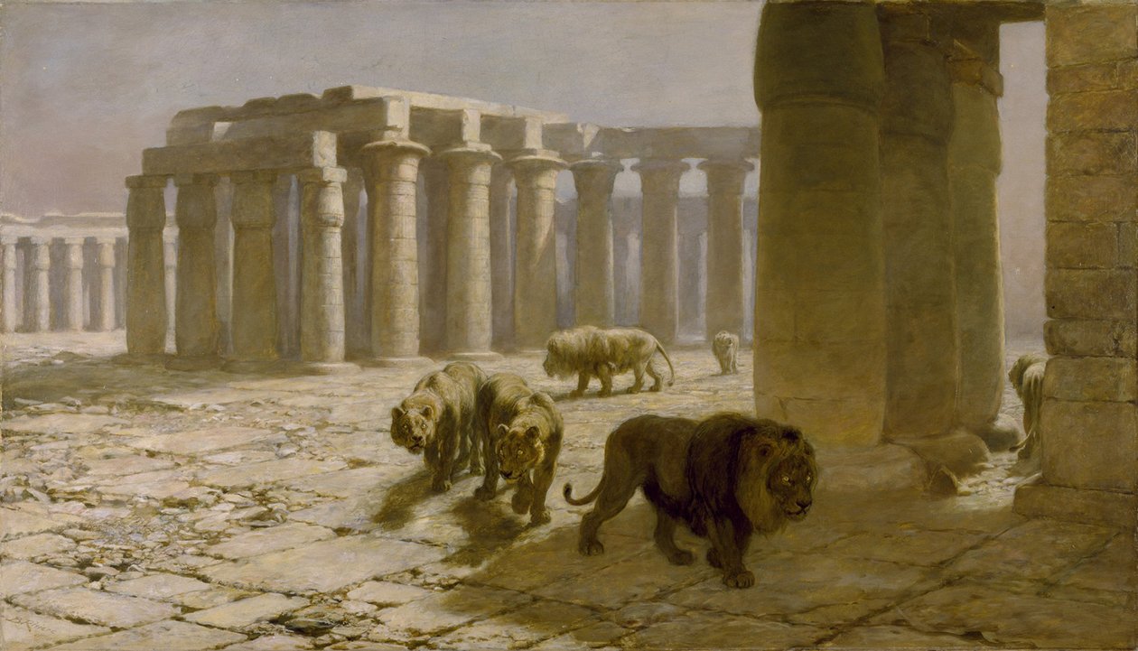 سوريا ، The Nightwatch ، 1880 بواسطة البريطاني ريفير