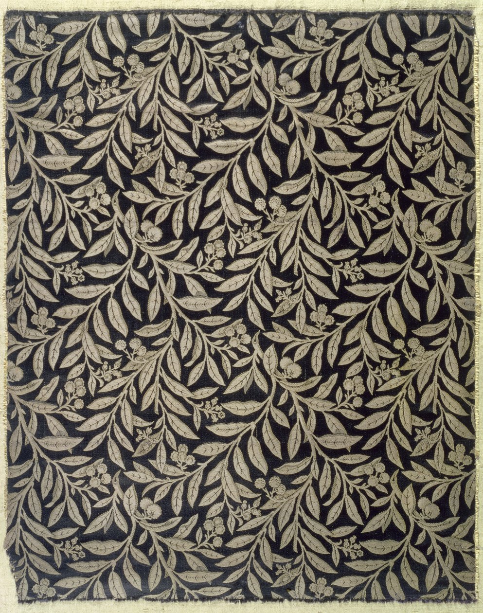 الفواكه وأوراق الشجر ، من صنع وارنر ورامين ، c.1875 (نسج حرير منسوج) بواسطة بروس جيمس تالبرت