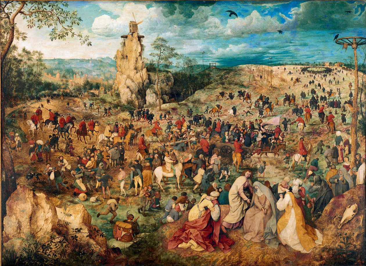 المسيح يحمل الصليب ، 1564 بواسطة بروجل