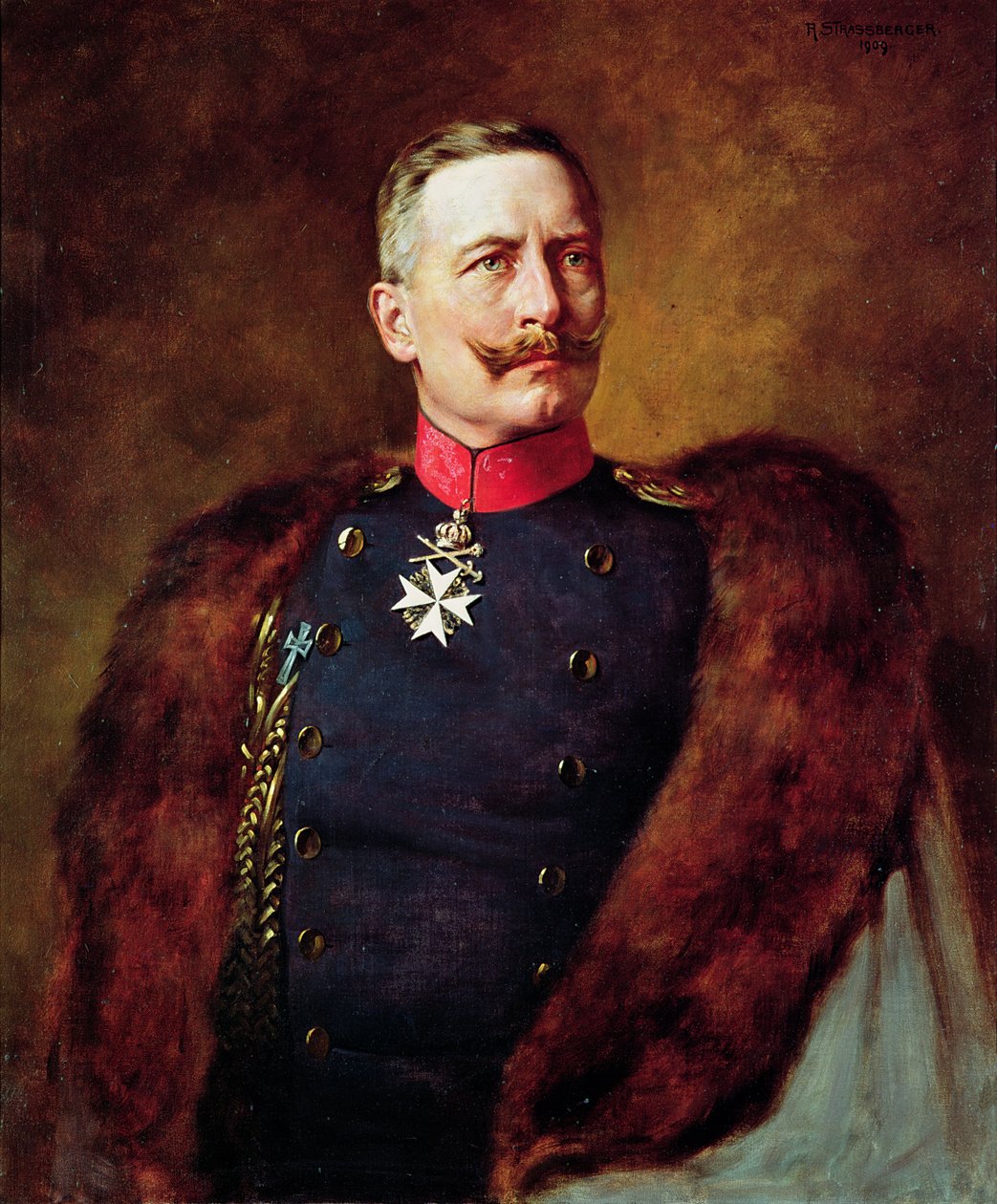 صورة القيصر فيلهلم الثاني (1859-1941) بواسطة برونو هاينريش ستراسبيرغر