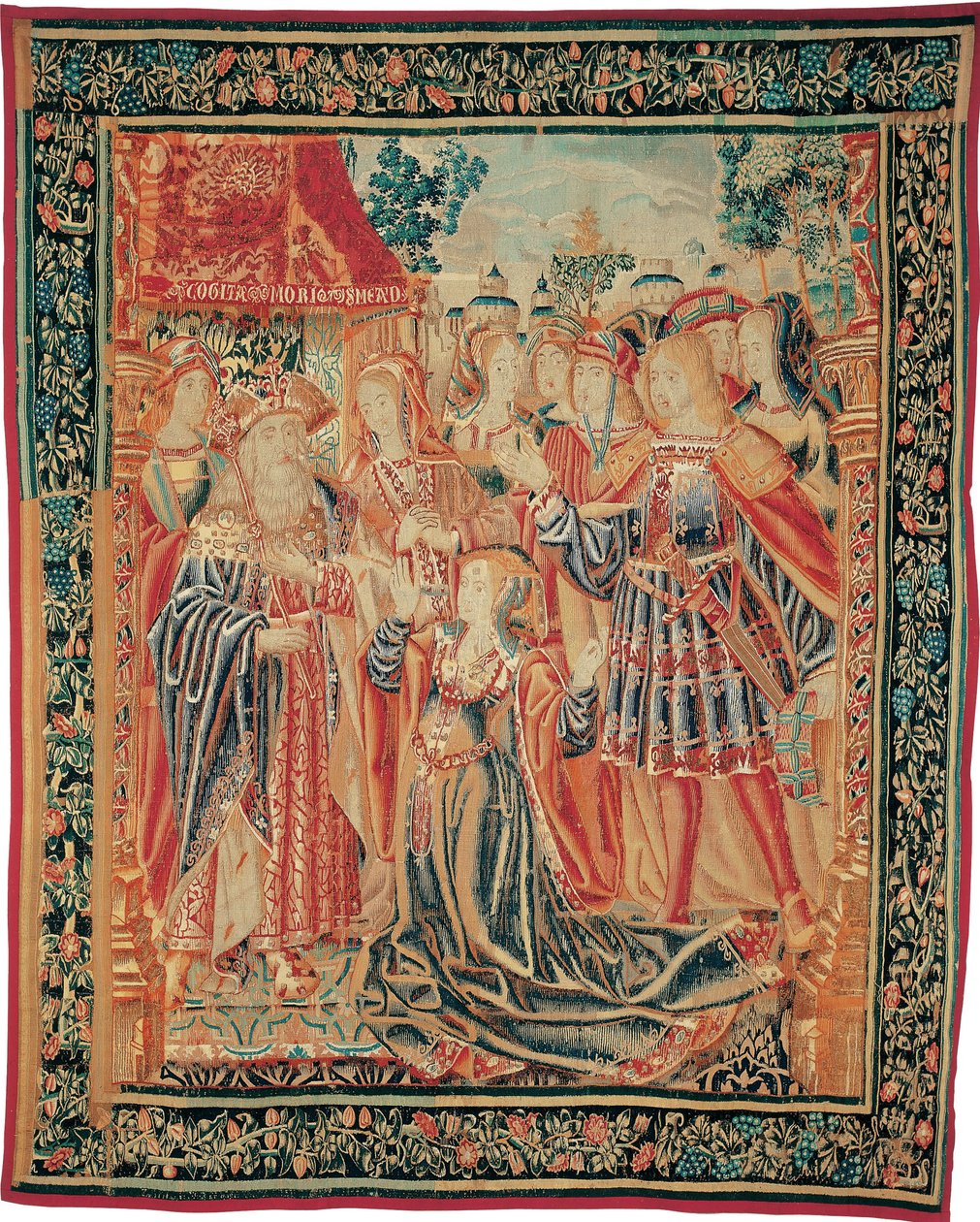 قصة تروي. تدخلت كاساندرا أمام بريام للحصول على العفو عن باريس ، ج. 1520 بواسطة مصنع بروكسيل