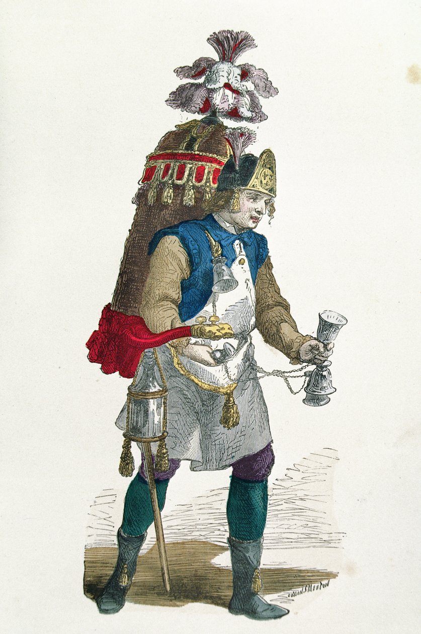 بائع جوز الهند عام 1774 (نقش الألوان) بواسطة حرق سميتون