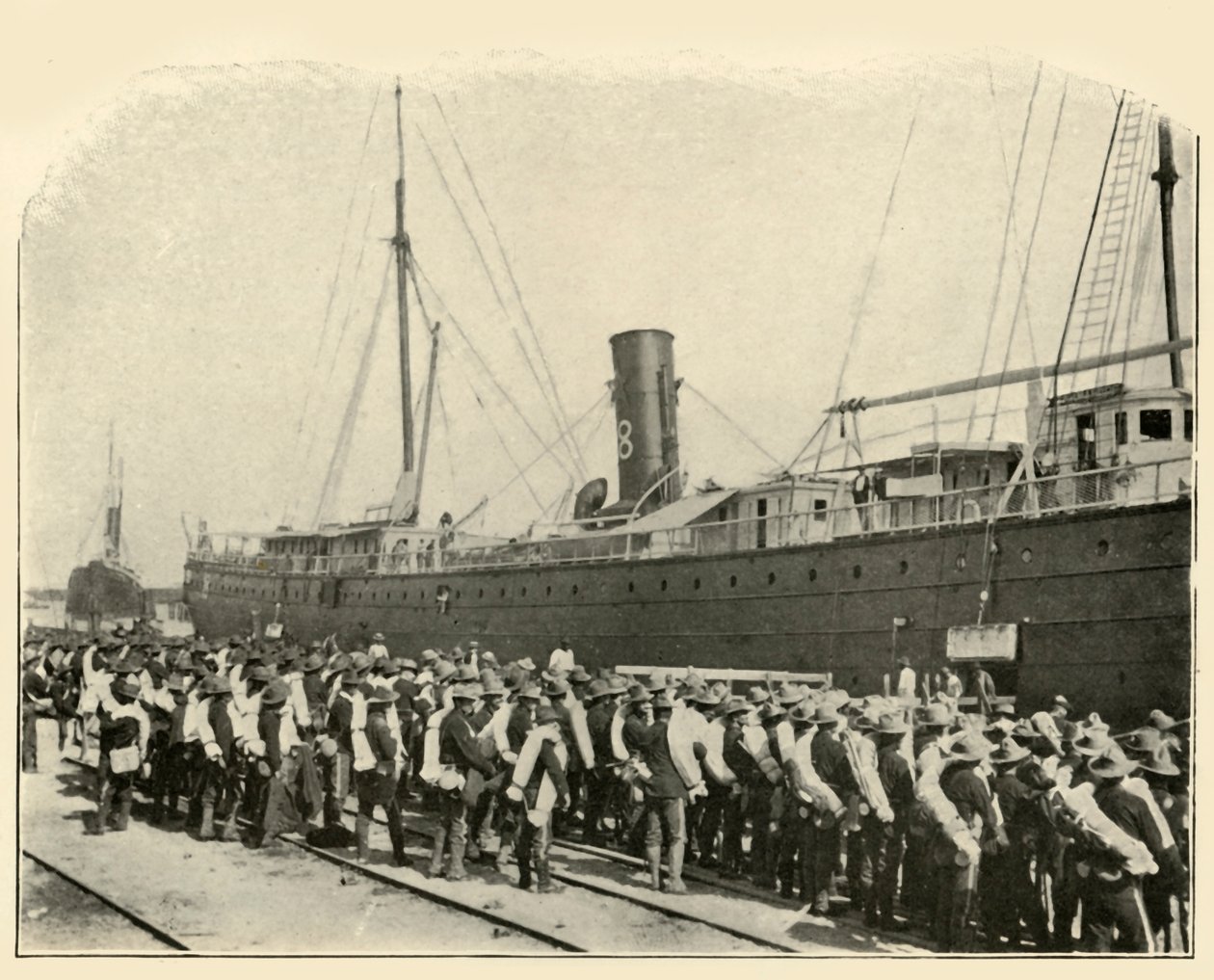 انطلاق المشاة السادس عشر ، الحرب الإسبانية الأمريكية ، يونيو 1898 ، 1899. بواسطة لدغ ماكنتوش