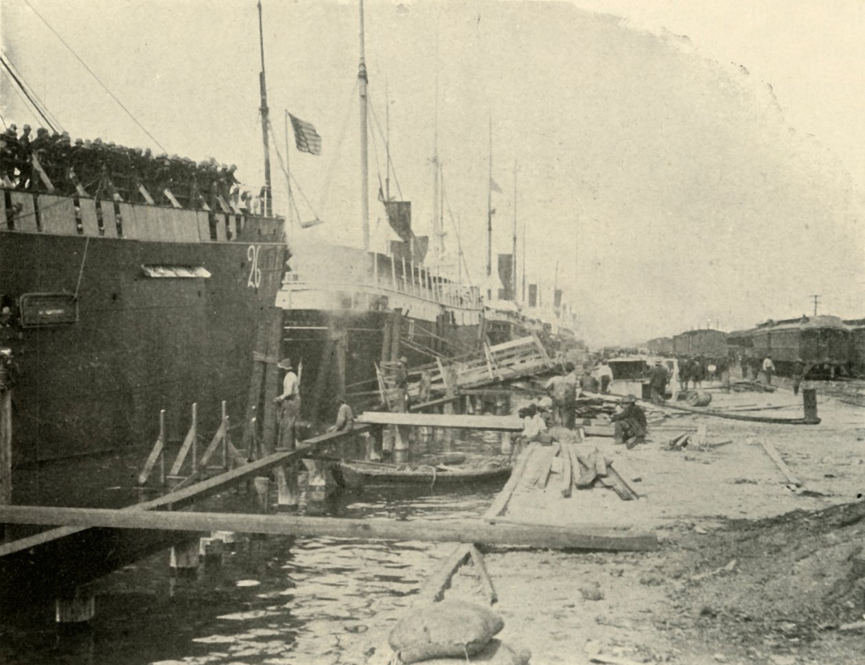 في قفص الاتهام ، 10 يونيو ، الحرب الإسبانية الأمريكية ، 1898 ، 1899. بواسطة لدغ ماكنتوش
