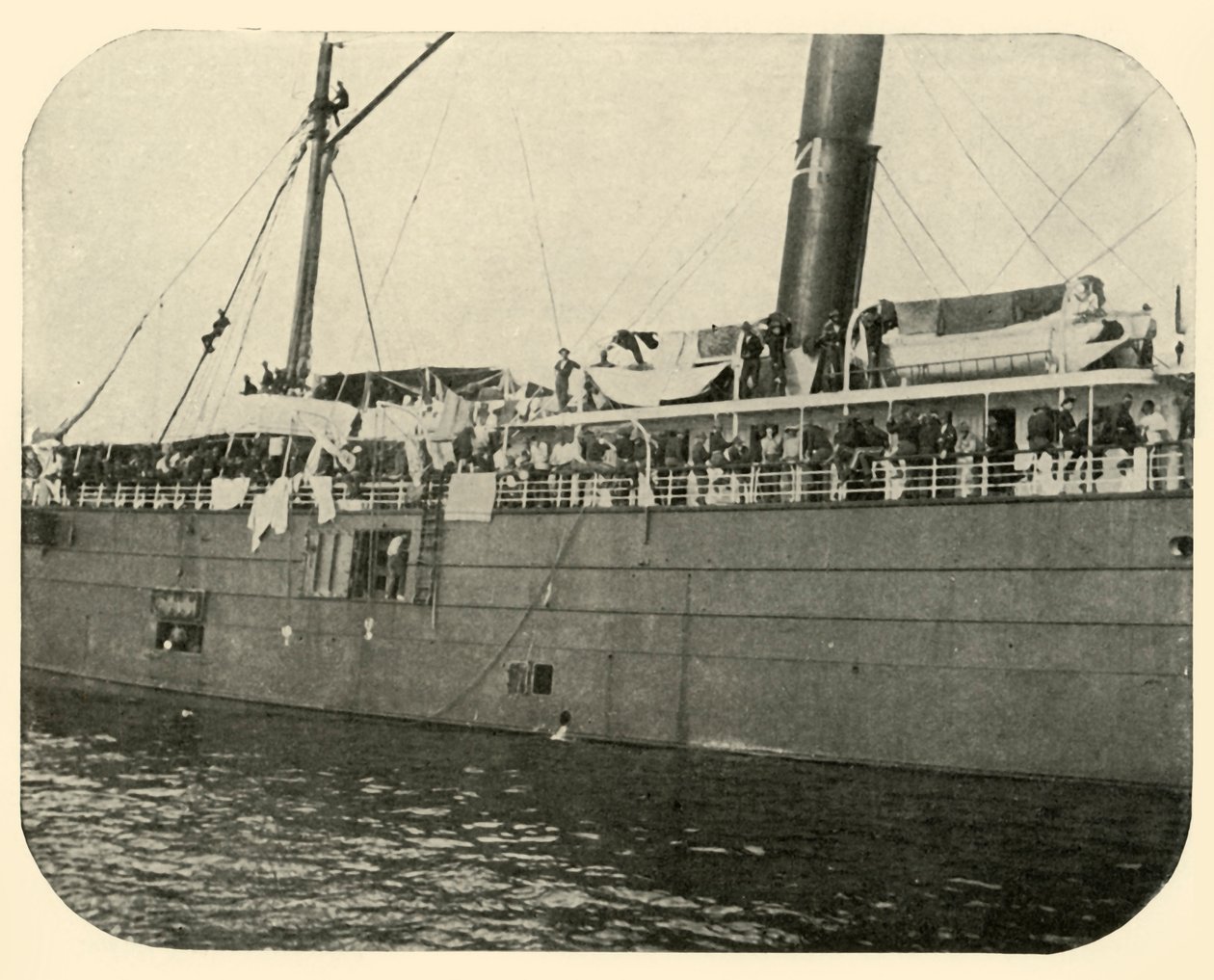 الشيروكي: في الخليج ، الحرب الإسبانية الأمريكية ، يونيو 1898 ، 1899. بواسطة لدغ ماكنتوش