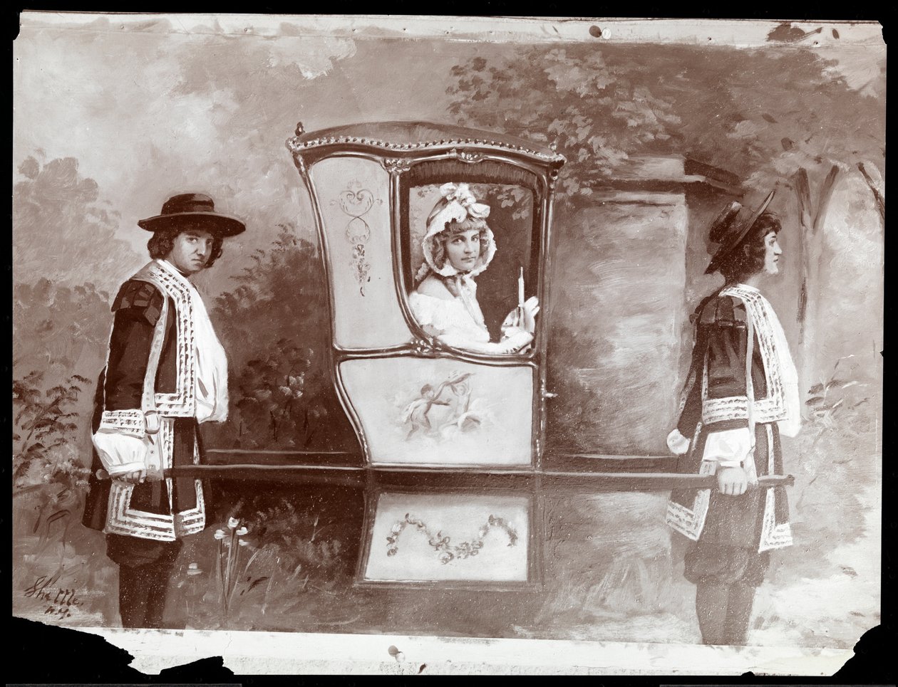 هناك ريحان ، ص 1895 بواسطة شركة بايرون