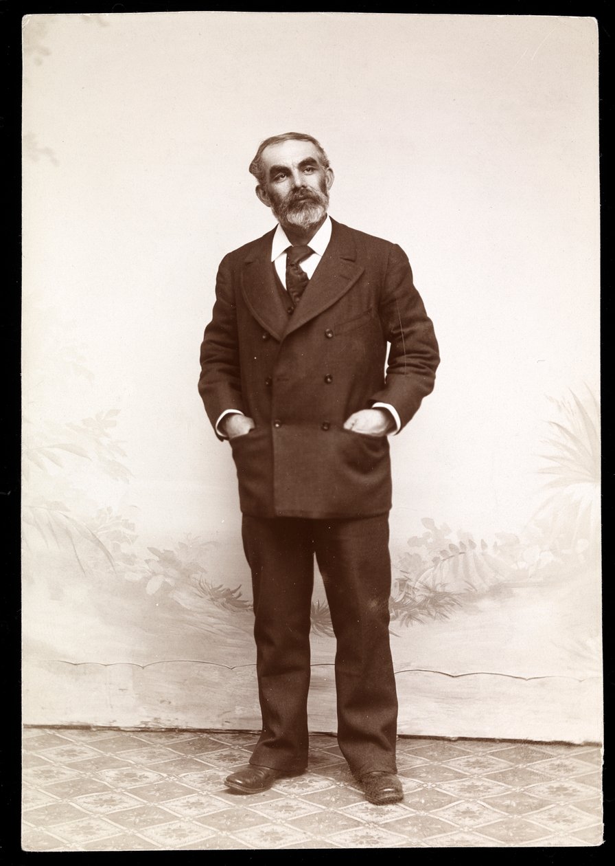 زعيم العمال جون بيرنز ، 1893-4 (طباعة الجيلاتين الفضي) بواسطة شركة بايرون