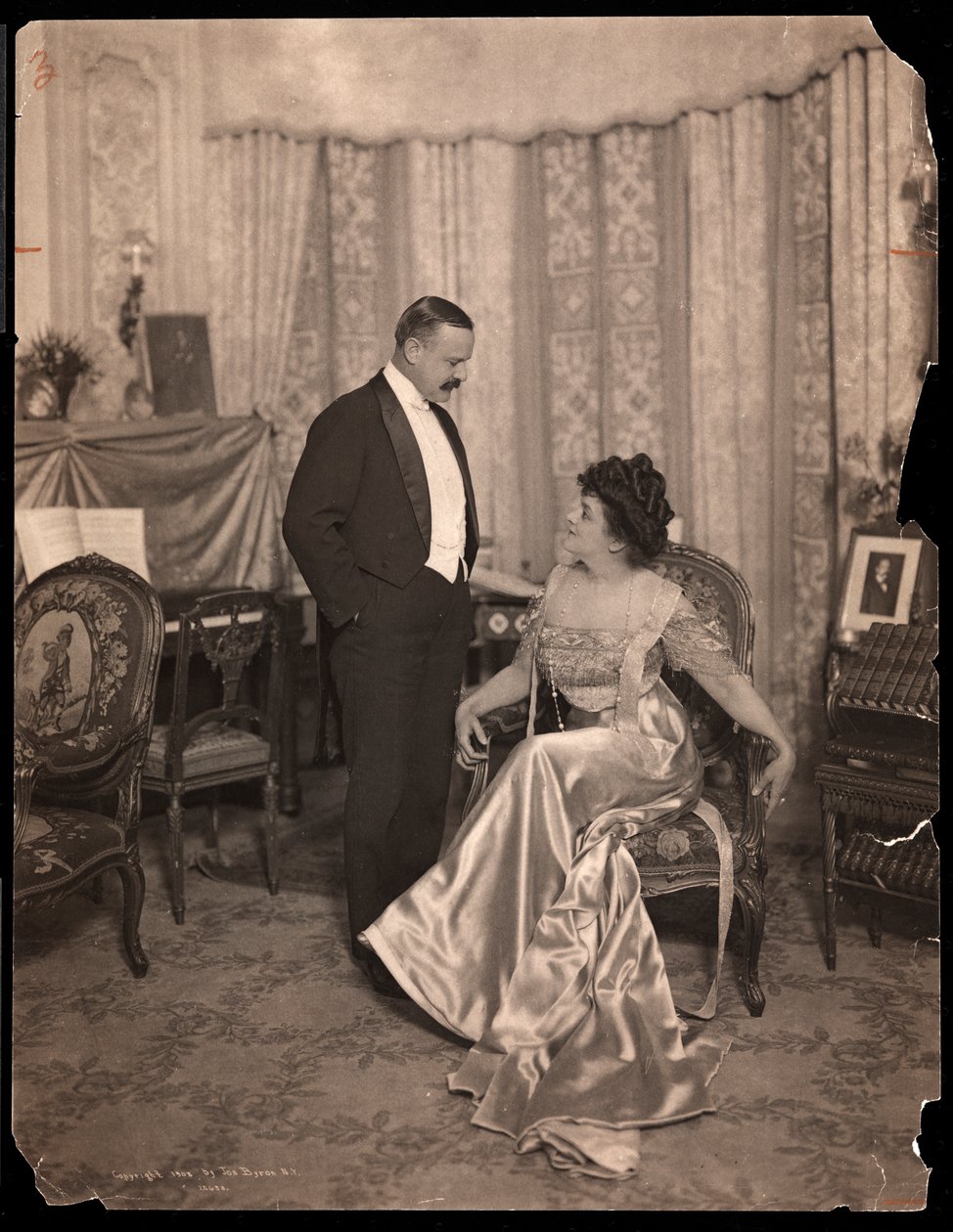 السيد والسيدة جورج جولد ، 1908 (طباعة الجيلاتين الفضي) بواسطة شركة بايرون