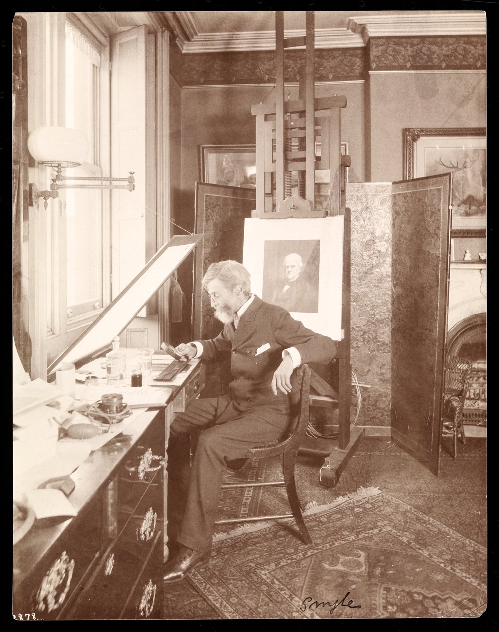 William Thomas Smedley ، c.1897 (طباعة الجيلاتين الفضي) بواسطة شركة بايرون