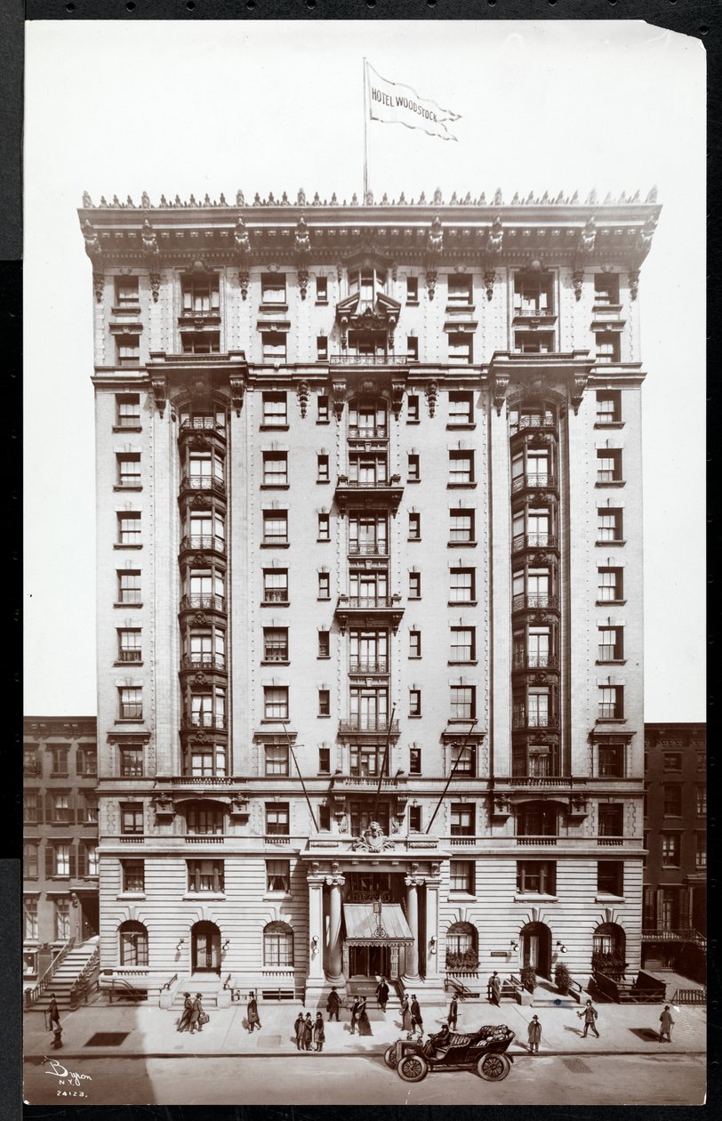فندق Woodstock في 127 West 43rd Street ، نيويورك ، 1907 (طباعة الجيلاتين الفضي) بواسطة شركة بايرون